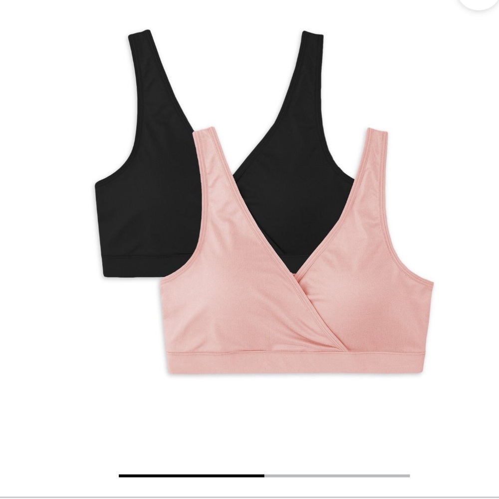 Maternity wrap front sleep bra (2)